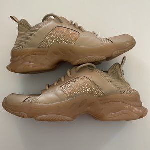 Madden NYC Hailey Sequin Sneakers Size 8